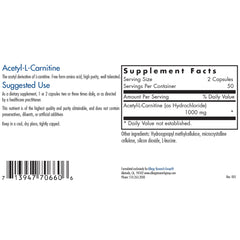 Acetyl L-Carnitine 500mg