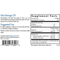 GLA Borage Oil