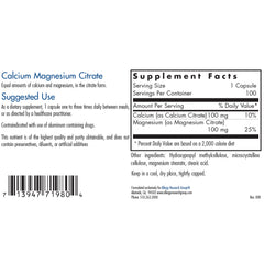 Calcium/Magnesium Citrate