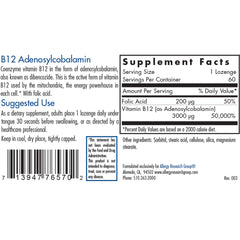 B12 Adenosylcobalamin 3,000mcg