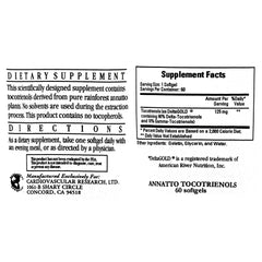 Annatto Tocotrienols 125mg