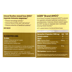AHCC w/Green Tea Ext 500mg/25mg