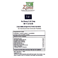 Tonify the Middle and Augment the Qi Formula (T-41)