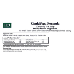 Cimicifuga Formula (H03)