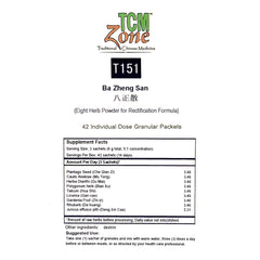 Eight Herb Powder for Rectification Formula (T151)