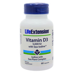Vitamin D3 with Sea-Iodine 5,000