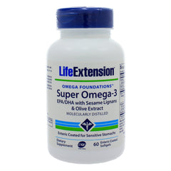 Super Omega-3 EPA/DHA w Sesame Lignans & Olive Ext EC