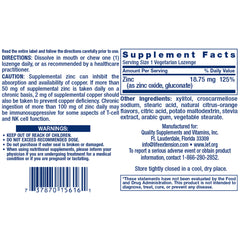 Zinc Lozenges 18.75mg