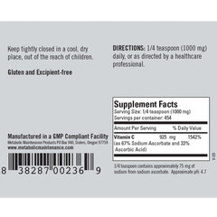 Vitamin C Powder (Reduced Acidity)