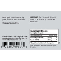 Betaine HCL w/Pepsin