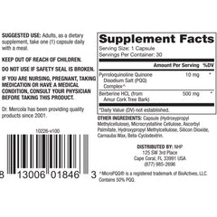 Berberine with MicroPQQ