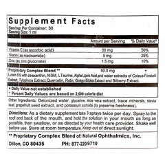 Total Ocular Function/Oral Absorbtion Spray