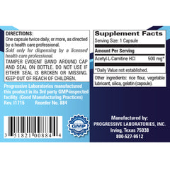 Acetyl-L-Carnitine 500mg
