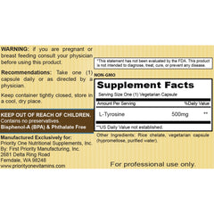 L-Tyrosine 500mg