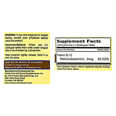 B-12 Rapid Shots (sublingual)