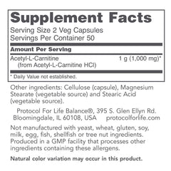 Acetyl-L-Carnitine 500mg