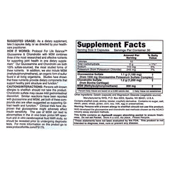 Glucosamine and Chondroitin + MSM