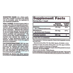 NAC N-Acetyl Cysteine 600mg