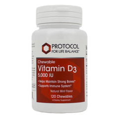 Vit D-3 5000IU Chewable Mint