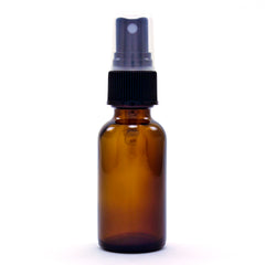 Amber Bottle Round w/Atomizer