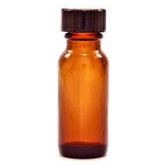 Amber Bottle w/Cap