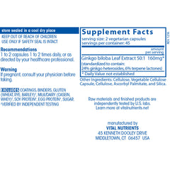 Ginkgo Ext. 24% 6% 80mg