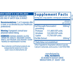 Pancreatin and Ox Bile