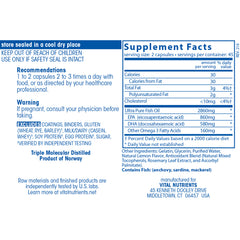 Ultra Pure Fish Oil 800