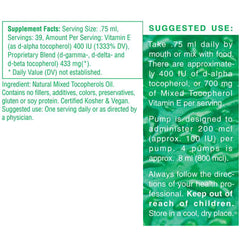 Unique E Mixed Tocopherols Concentrate Liquid