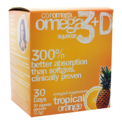Omega-3 Squeeze Tropical Squeeze +D Packets