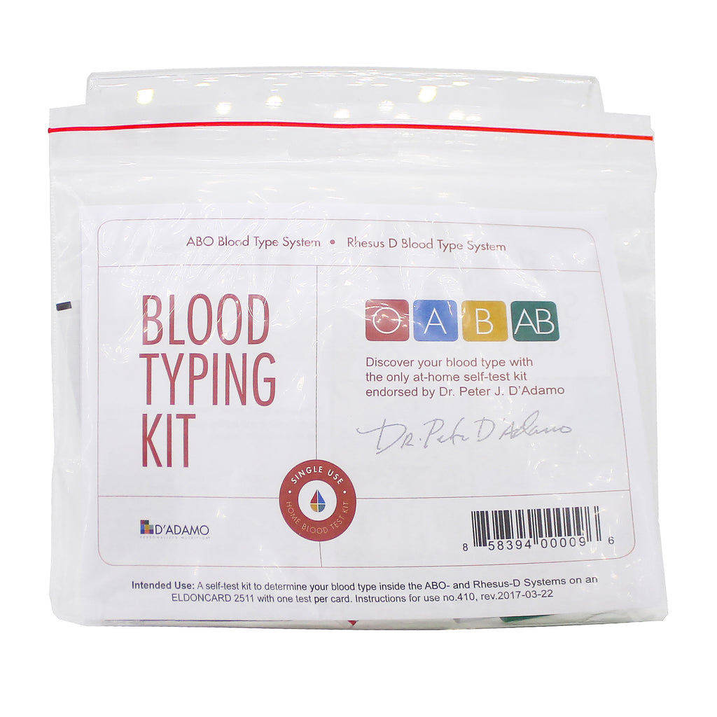 Home Blood Type Testing Kit
