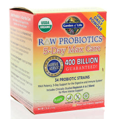RAW Probiotics 5 Day Max Care
