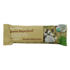Chocolate Chip Coconut Green SuperFood Bars