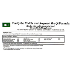 Tonify the Middle and Augment the Qi Formula (H41)
