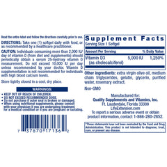Vitamin D3 5,000IU