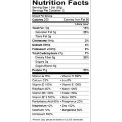 Dark Chocolate Coconut Cashew Nutrition Bars