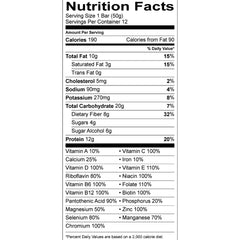 Dark Chocolate Mint Nutrition Bars