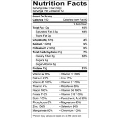 Dark Chocolate Hazelnut Nutrition Bars
