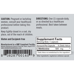 L-Methionine 500mg