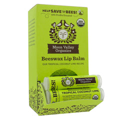 Beeswax Lip Balm Tropical Coconut Lime